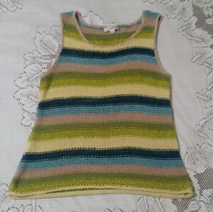 XL striped knit tanktop